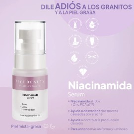 Kit Aclarante Yiyi Beauty Niacinamida + Vitamina C + Lip Oil Normal Noche