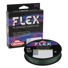 Berkley Flex PE Braided Superline Moss Green (51lb / 0.35mm)
