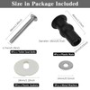 SelfTek 4 Pack Toilet Seat Bolts, Hinge Bolt Screws Toilet