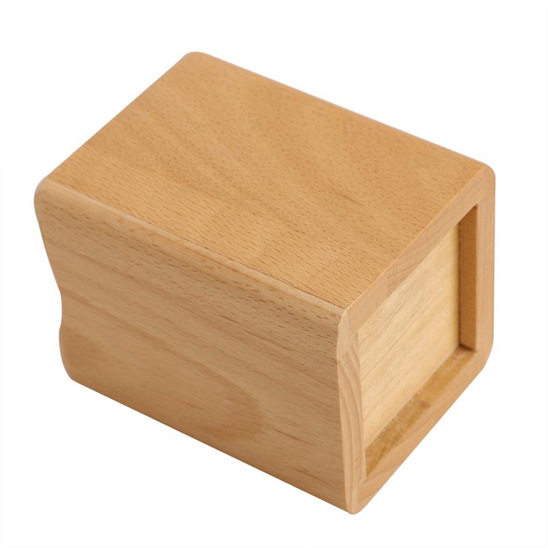 Pen Stand, Wooden, Square, Multifunctional, Pen Stand, Stylish, Brush-raised, Wood,
