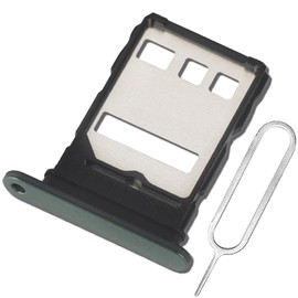 ExtKry SIM Karte Rahmen SIM Kartenfach für Honor Magic5 Lite Dual SIM Tray kartenhalter Original qualität Card Tray + SIM Pin (Grün)