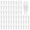 150 PCS Traverse Rod Slide, Plastic Curtain Rail Track Hooks