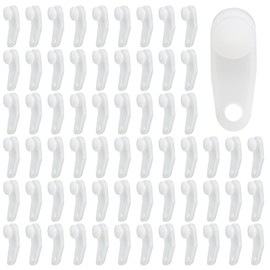 150 PCS Traverse Rod Slide, Plastic Curtain Rail Track Hooks Slider, Window Door Shower Curtain Accessories for Easy Snap in Installation Without Disassembly Drapery Curtains Replacement Carrier White