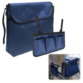 2 Pcs Wheelchair Side Bag, for Standard Wheelchairs & Walkers