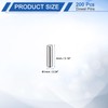 uxcell 200Pcs 1 mm x 4 mm Dowel Pins, 304