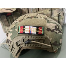 Afghanistan Campaign Medal Ribbon Patch With Vlcro -Veteran Owned-