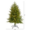 Nearly Natural 4ft. Colorado Mountain Fir “Natural Look” Artificial Christmas