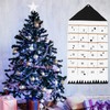 Christmas 24 Day Advent Calendar with Pockets Wall Hanging Bag