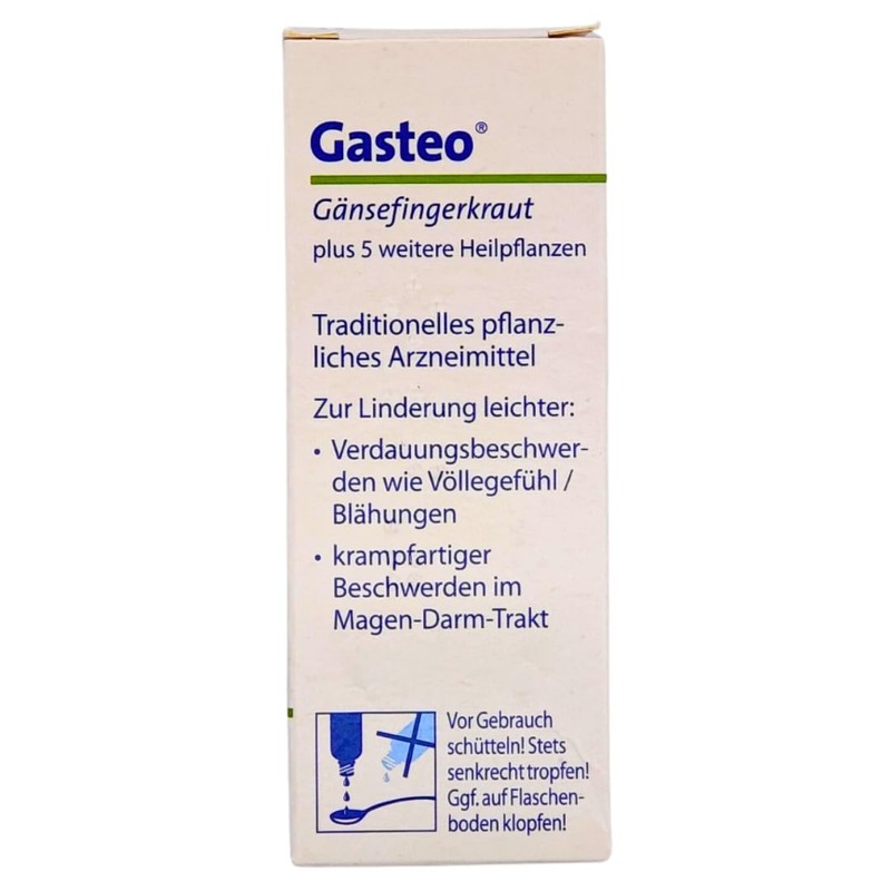 Gasteo Stomach Drops Bloating Belly Bloating Nausea Vegetable I with