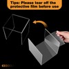 Pwbarwq 8 Pcs Acrylic Display Risers, 2 Sets Square Acrylic