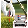 6 Pack Golf Ball Line Marker Tool with Travel Case,