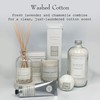 K. Hall Designs Washed Cotton Boxed Diffuser Kit, Refreshing Clean