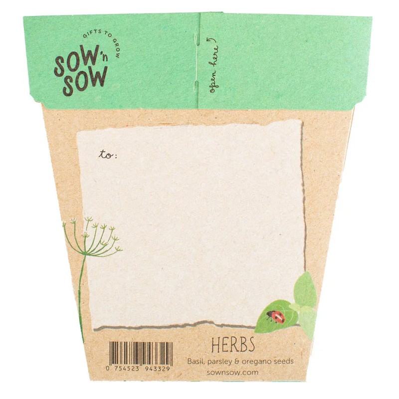 Sow 'n Sow - A Gift Of Seeds -Garden Herbs