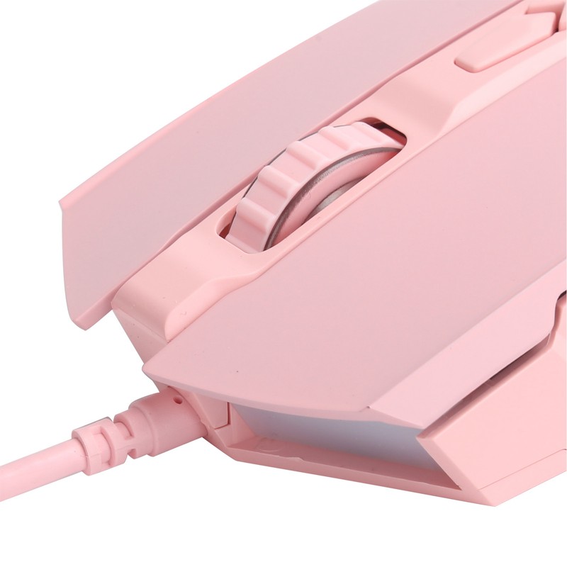 AJAZZ Wired Mouse 7 Keys 7‑Speed DPI Adjustable RGB Streamer