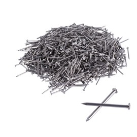 ONLISUM Stainless Steel Hardware Nails 20 PCS 6 Inch Finishing Nails Flat Head Nails for Hanging Pictures, Silver