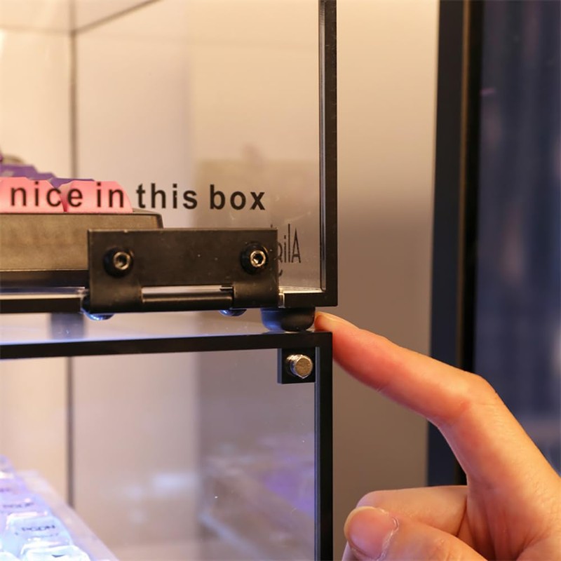 Acrylic Keyboard Storage Display Box, Clear Mechanical Display Rack, Desktop