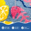 Mocsicka Sardine Bath Mat – Cute Funny Non-Slip Waterproof Blue