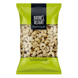 Natures Delight Unsalted Cashews 400 g