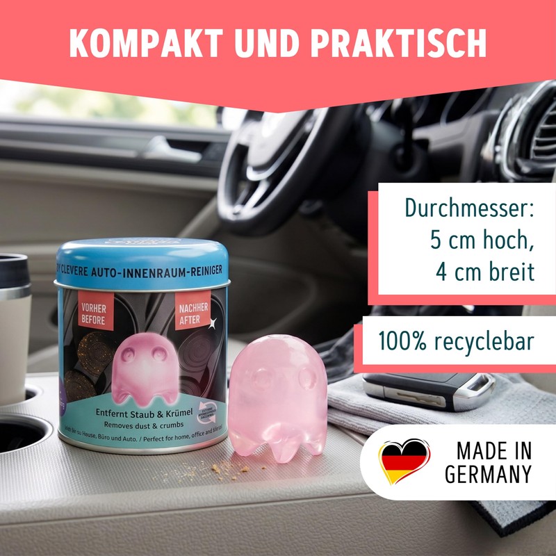 Sauberkugel® Saubergeist Innenraumreiniger Auto für Zwischenräume
