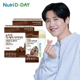 뉴트리디데이 리얼초코 다이어트쉐이크 28포 + 쉐이크컵 NutriDay Real Choco Diet Shake 28 Packs + Shake Cup