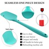 HOTEC 600℉ Heat Resistant BPA-Free Silicone Rubber Spatula Set,Kitchen Cooking