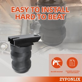 ZYFONLIX Rubber Cushion Suspension Kit Compatible with 2014-2023 Dodge Ram 2500 2WD 4WD Pickup Trucks Rubber Bushing Suspension Kit OEM DR2500D 8,600lbs