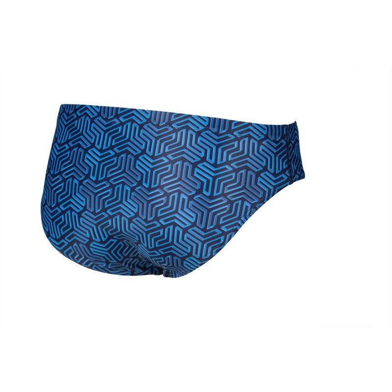 arena Mens Briefs Seasonal Print 3" Athletic Training Swim Trunks
