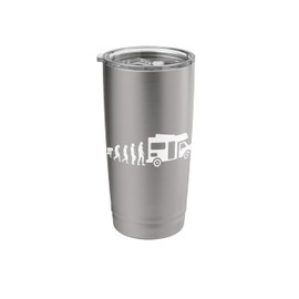 Camper Van Camping Evolution Caravan Motorhome Gift Stainless Steel Insulated Tumbler