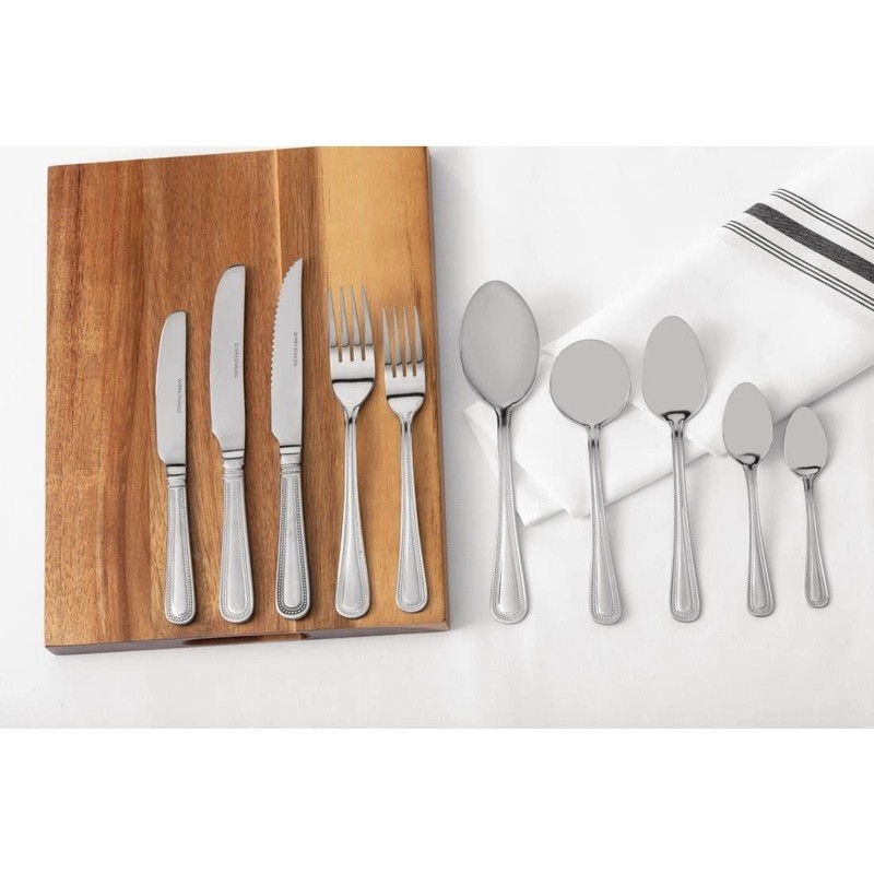 Olympia Bead Soup Spoon 172mm 18/0 Stainless Steel Dining Serving