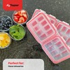 IceTopper Plus Ice Cube Tray with 2 Attached Lids -