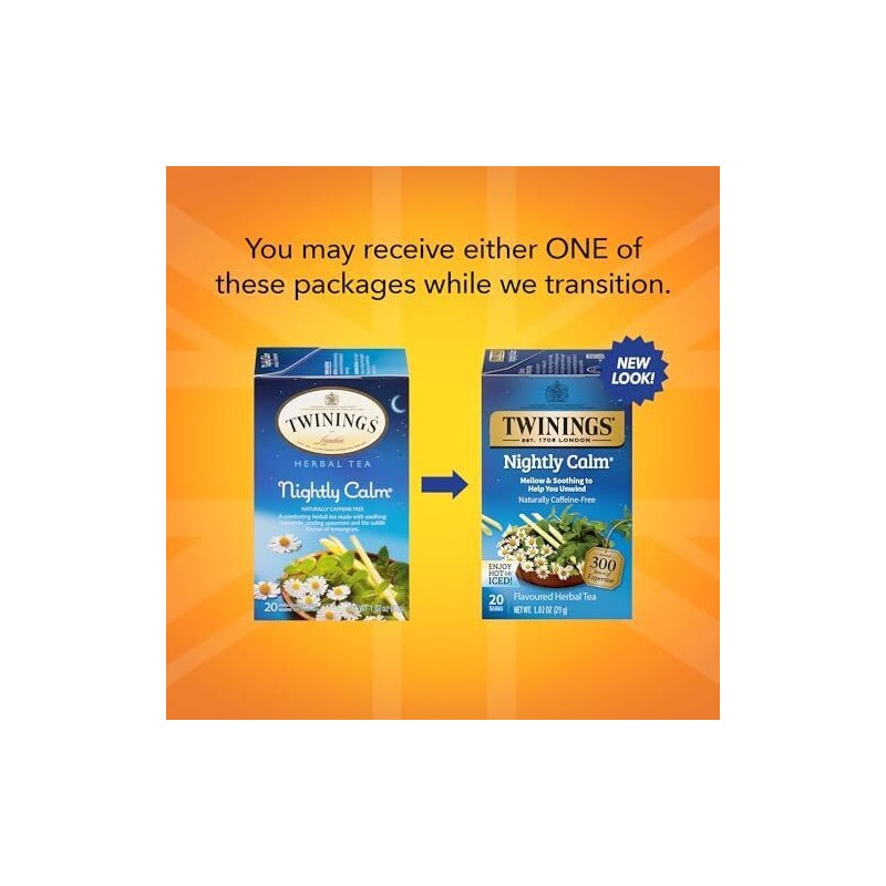 Twinings 3 Pack - Twinings Nightly Calm Herbal Tea Bags