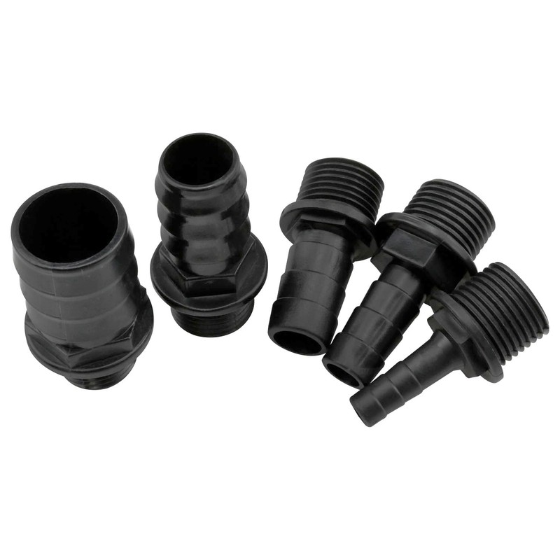 Lovelysp Nozzles Kit for Fountain Pump 5 Sizes Plastic Nozzle