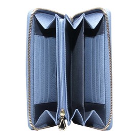 Esquire Leder Geldbörse Alexandria Wallet Light Blue hellblau