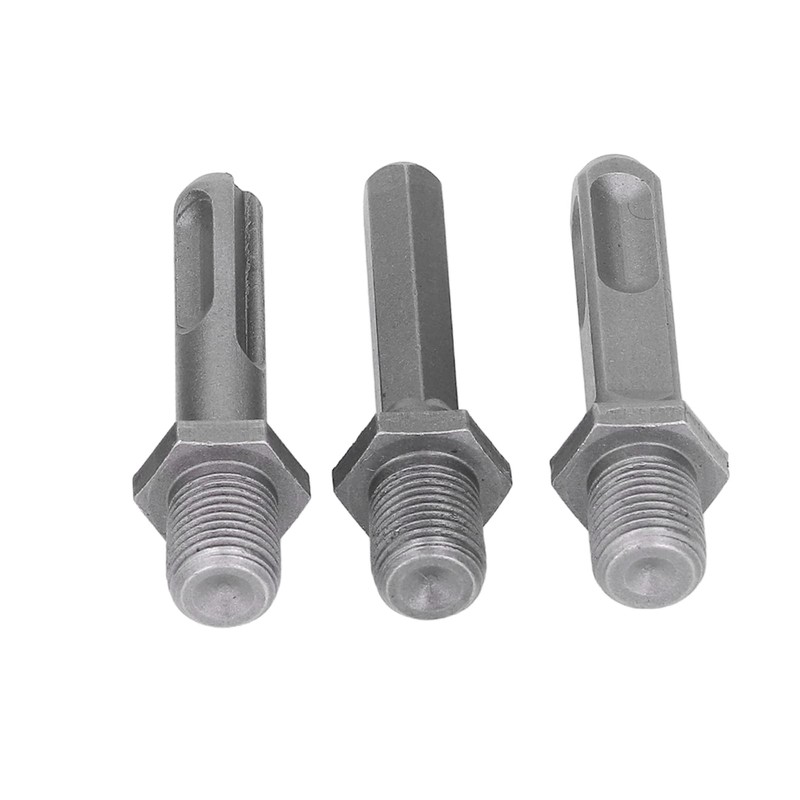 Wood Splitting Drill Carbon Steel Log Splitter Tool with 3Pcs