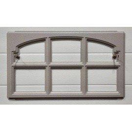 Clopay Ideal Holmes IDEAL CHARLESTON 508 Window Inserts /Short Panel Garage Door SANDTONE Set of 4