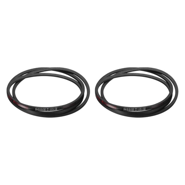 QUARKZMAN Pack of 2 SPZ1850 V-Belt 10 x 1850 Rubber