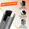 sourcing map 2pcs H15 Wing Nut Driver 15mm Metric 6-Points