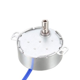 uxcell Synchronous Synchron Motor - Turntable Motor 100-127 VAC 50-60Hz CCW/CW 4W 1.3-1.5RPM