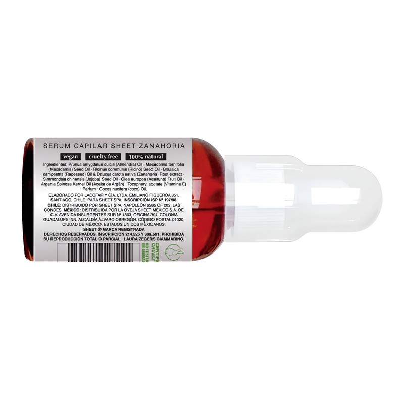 SHEET - Serum Zanahoria - Pelo y Pestañas (50ml)