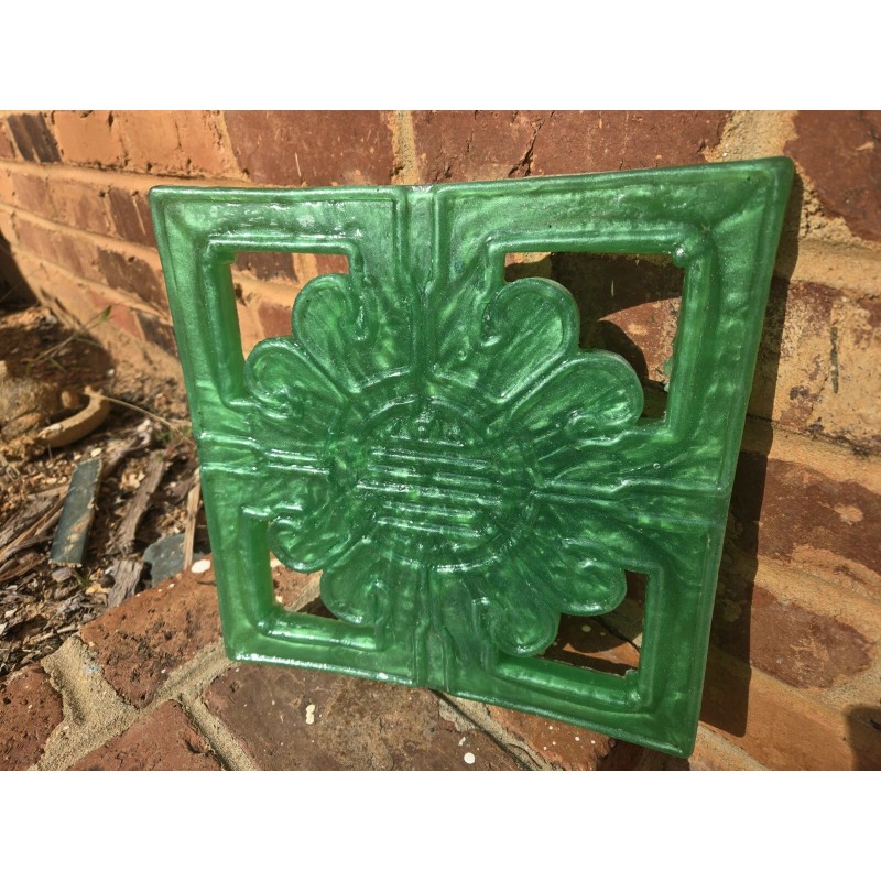 Jade Breezeway Tiles Transluscent Green Resin New