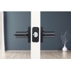 BRINKS – Contemporary Keyed Entry Door Lever, Matte Black -