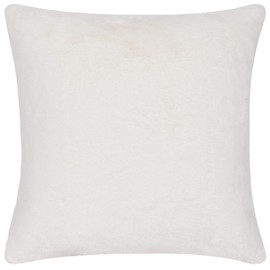Heya Home Cozee Check Faux Fur Cushion Cover, Lilac