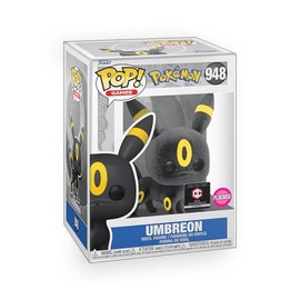 Funko Pop! Games: Pokemon - Umbreon (Flocked) Limited Edition Exclusive Vinyl Figure Collectibles Bundled with Box Protector
