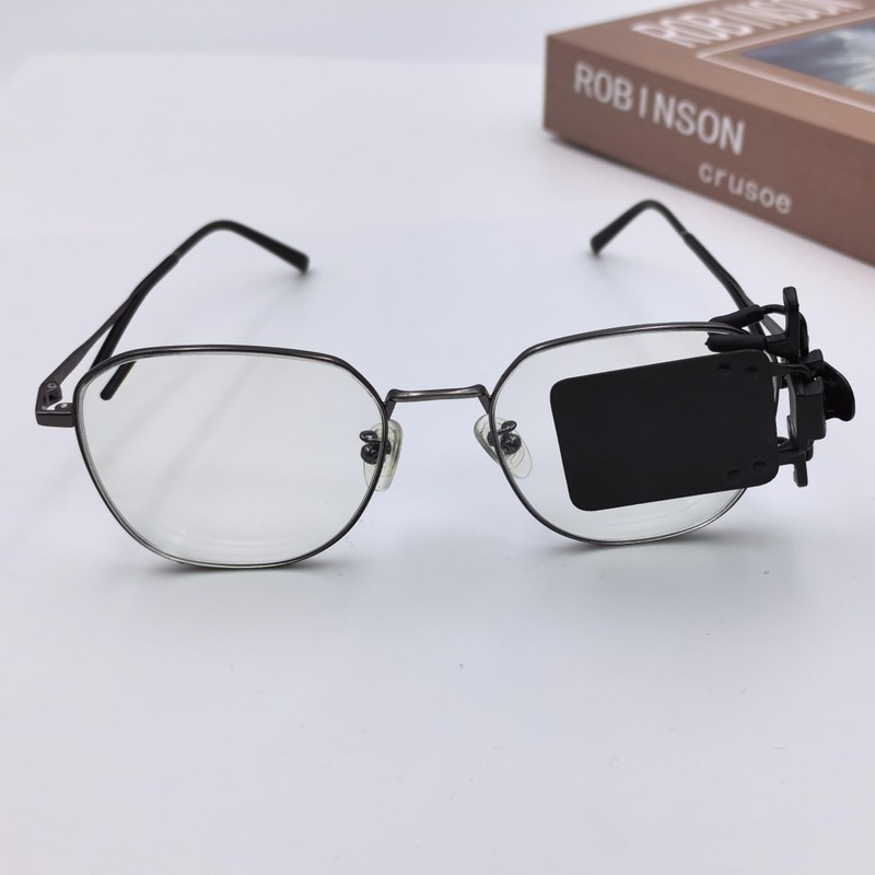 JSHYGOUP 2 Packs International Standard Shooting Glasses Blinders Occluder Clip