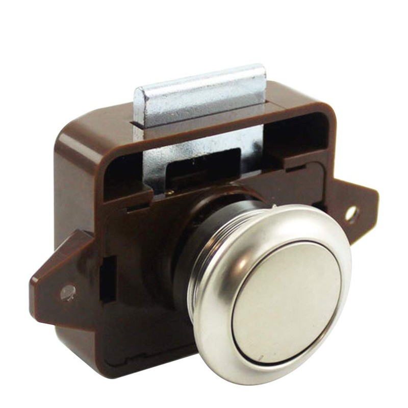MASO 2pcs Push Lock Push Button Latch Keyless Door Lock
