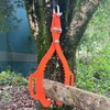 2 Serrated Claw Hook,Log Lifting Tongs, Heavy Duty Grapple Timber