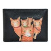 Mala Leather RFID Protected Kitty Crew Cat Cats Card ID