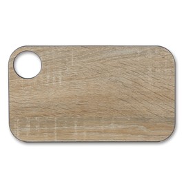 Arcos Taglieri - Taglieri - Resina e Fibra di cellulosa 24 x 14 cm e 6,5 mm Spessore - Colore Marrone