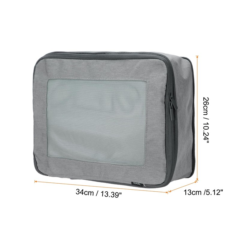 sourcing map Compression Packing Cube for Suitcases 34x26x13cm Lightweight Luggage