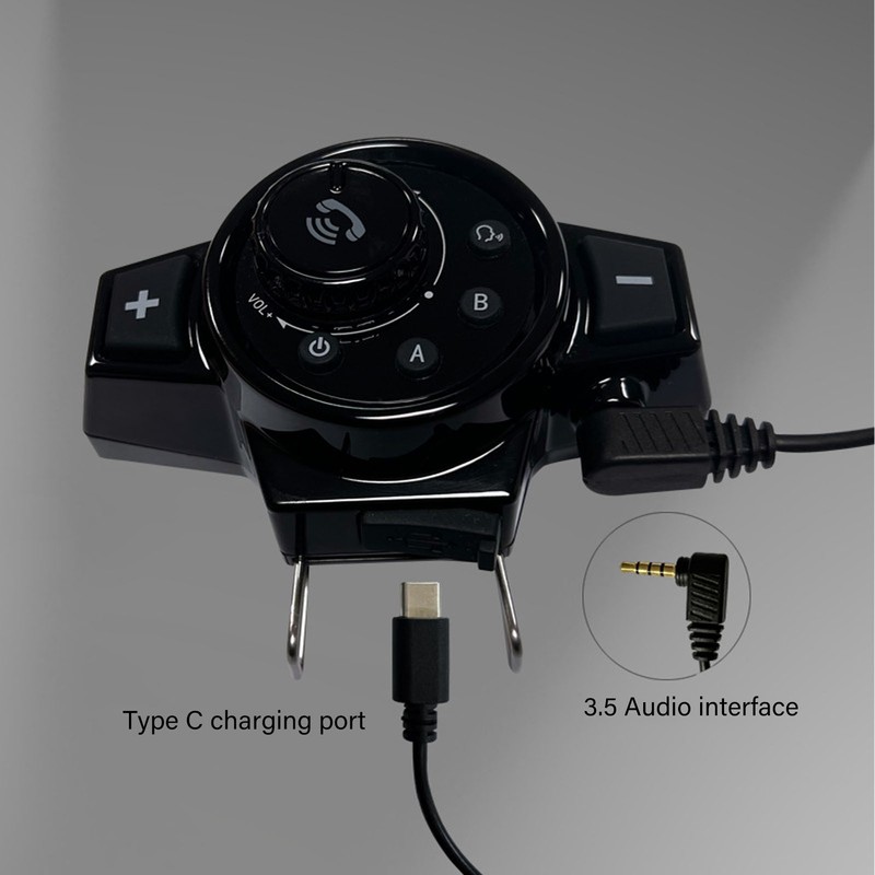 Motorcycle Helmet Bluetooth Headset Waterproof Bluetooth 5.0 Motorcycle Intercom Riding
